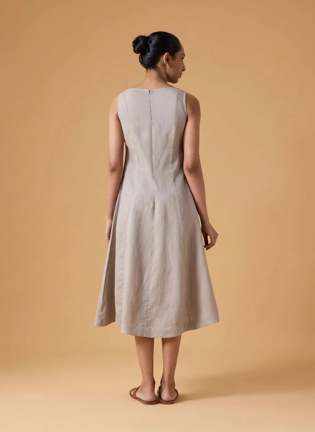 Horizon Line Dress - Sandstone