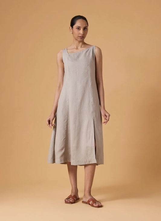 Horizon Line Dress - Sandstone