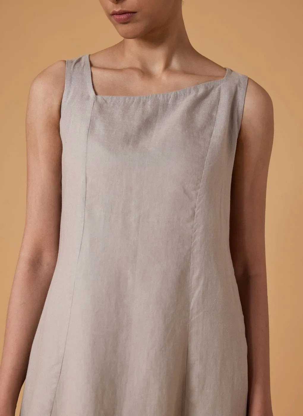 Horizon Line Dress - Sandstone