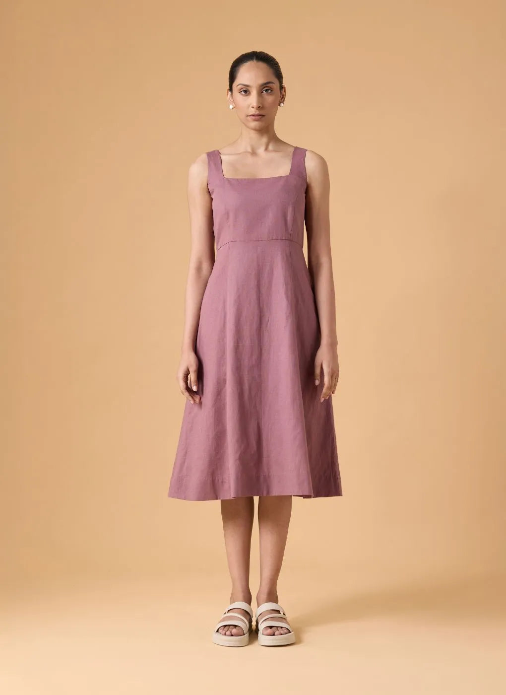 Linear Form Dress – Dust Mauve