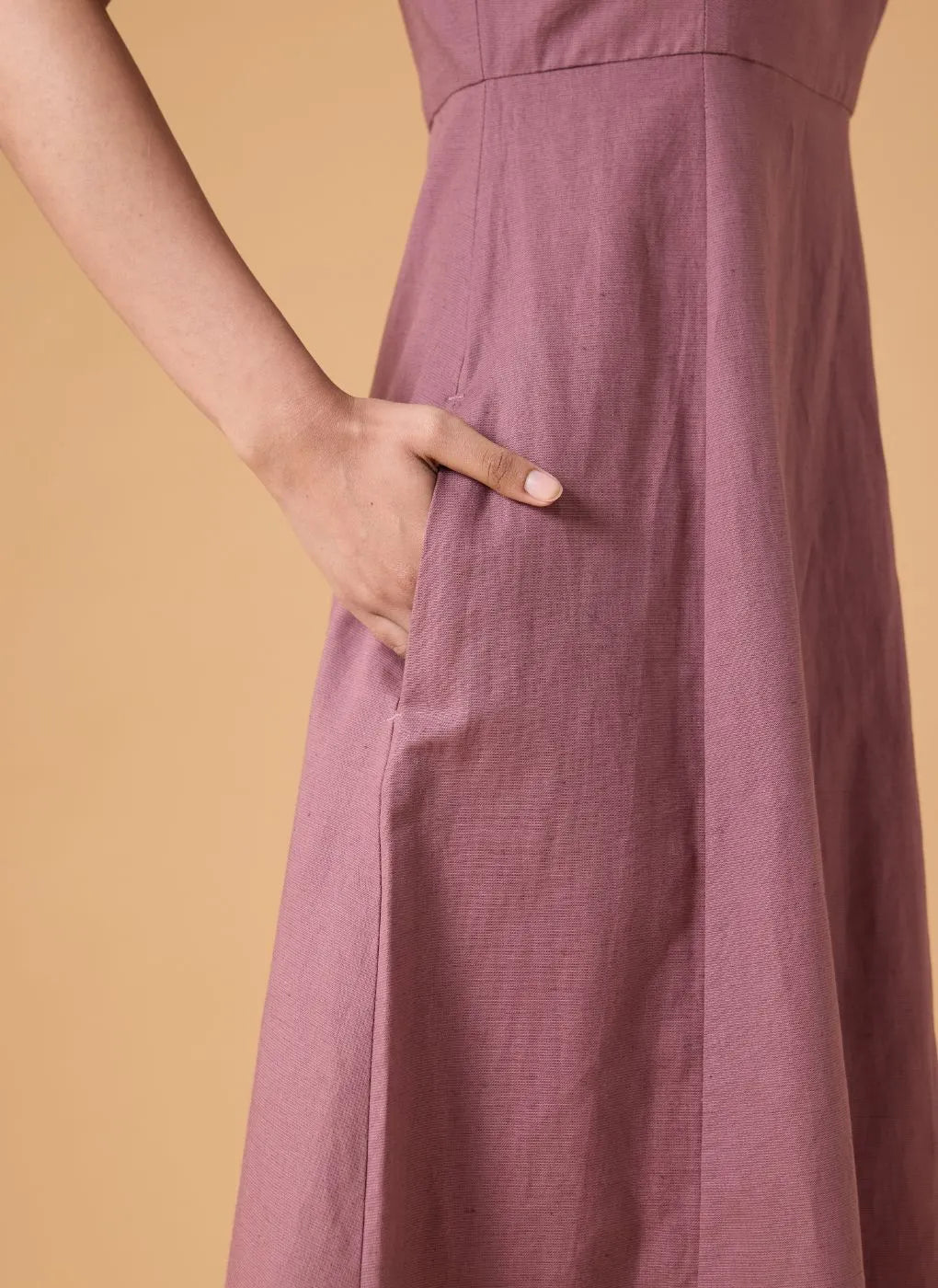 Linear Form Dress – Dust Mauve