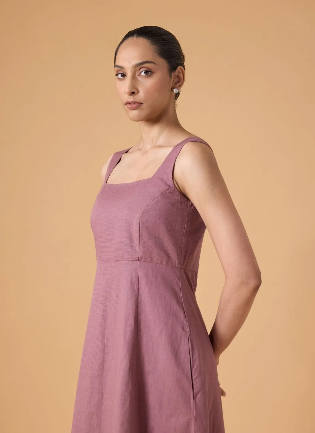 Linear Form Dress – Dust Mauve