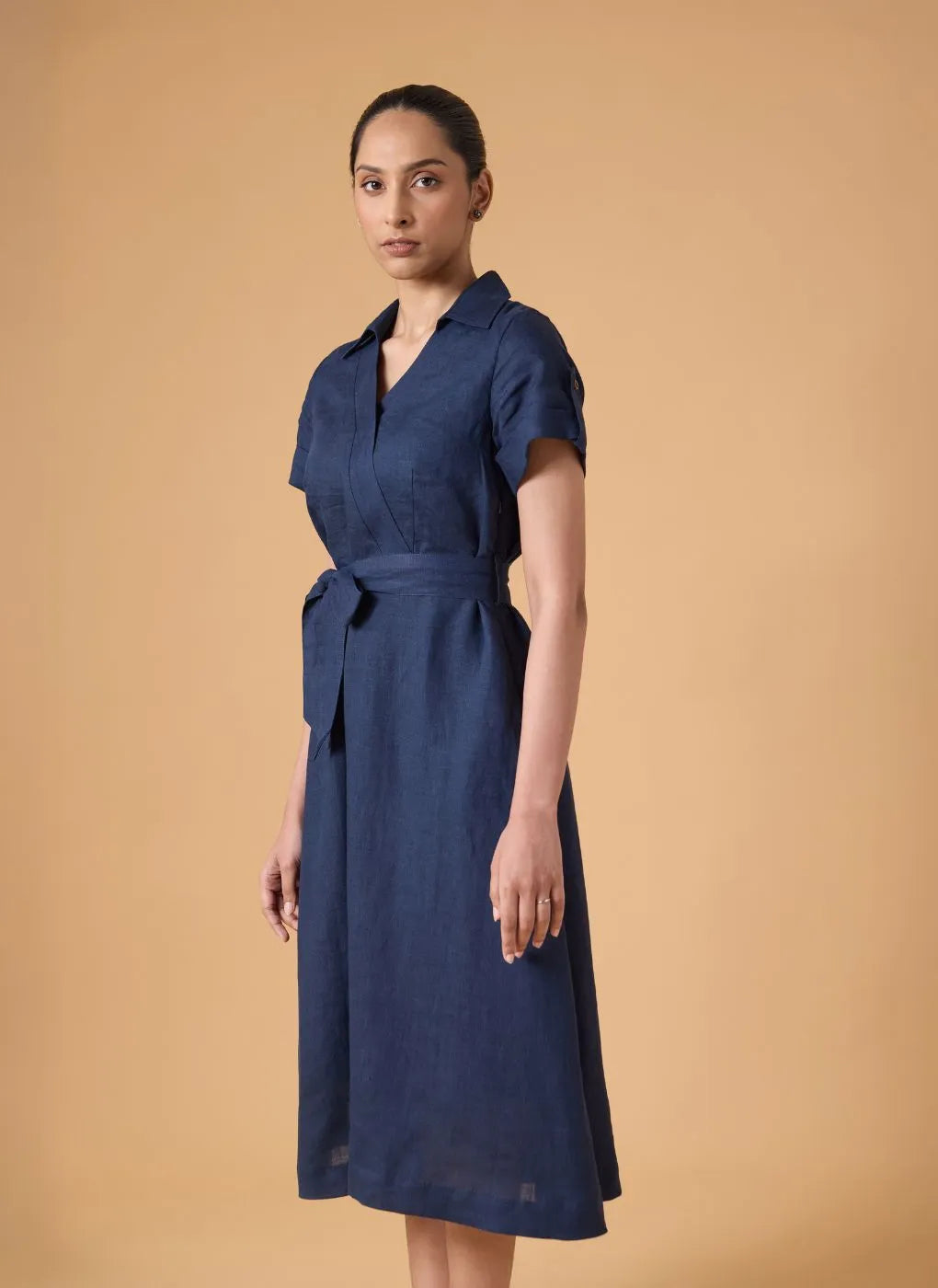 Quiet Structure Dress - Ink Navy